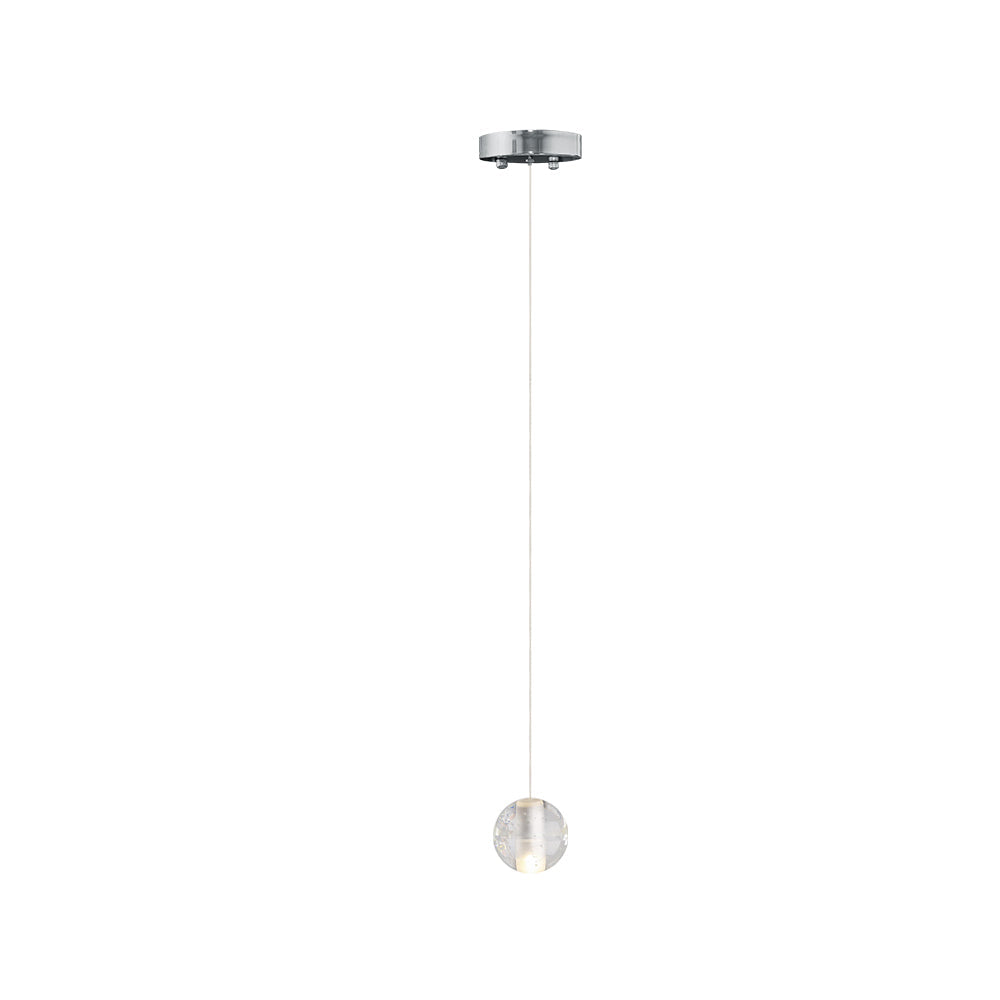 Kristallen Globe Cluster Hanglamp