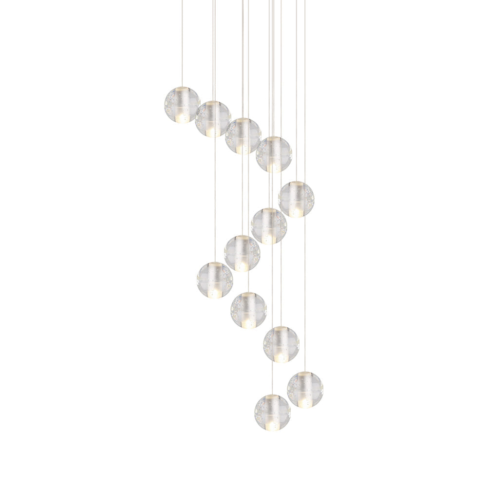 Kristallen Globe Cluster Hanglamp