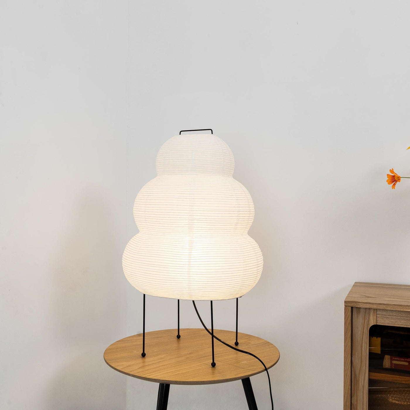 WashiLicht | Elegante Tischlampe aus traditionellem Washi-Papier