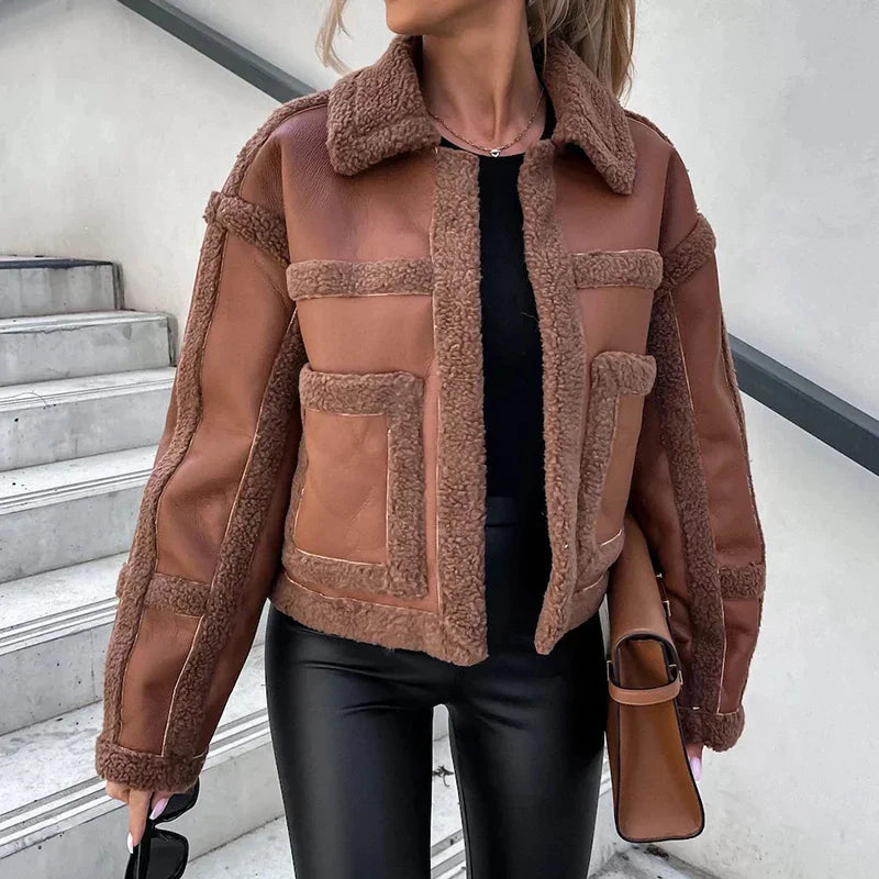 Elegante Lederjacke | Larisa