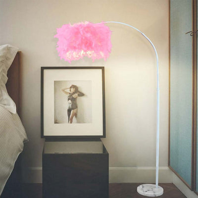 Traumhafte Glow-Stehlampe – Bezauberndes Design in Weiß und Rosa