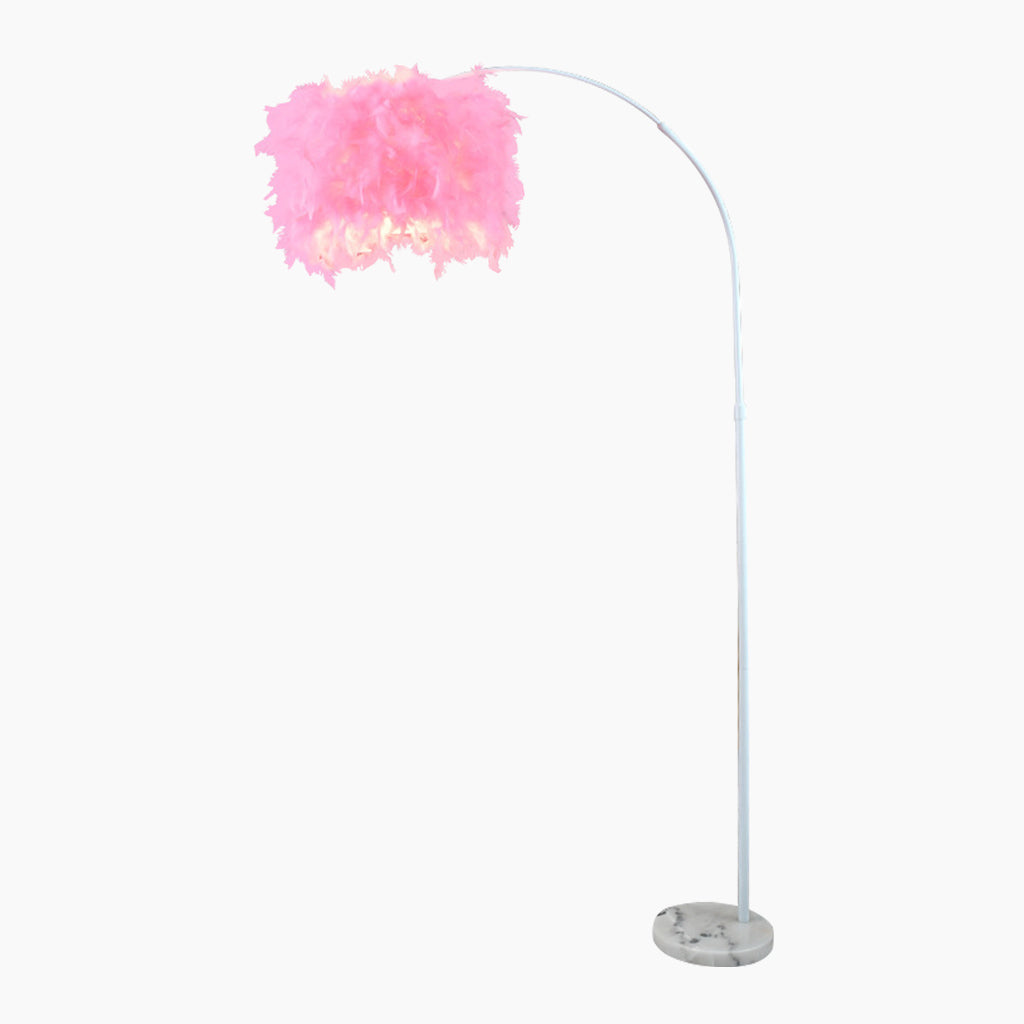 Traumhafte Glow-Stehlampe – Bezauberndes Design in Weiß und Rosa