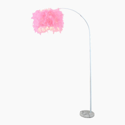 Droomachtige Gloed Vloerlamp - Betoverend Wit en Roze Ontwerp