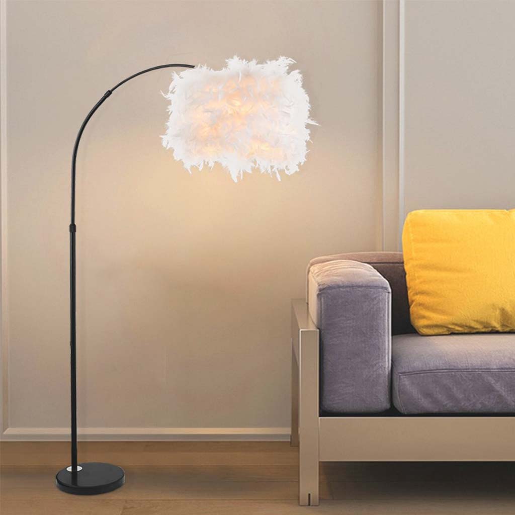 Droomachtige Gloed Vloerlamp - Betoverend Wit en Roze Ontwerp