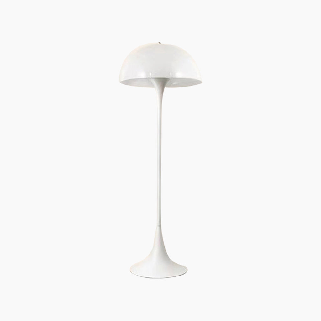 Luna Glow | Moderne Minimalistische Witte Acryl Paddenstoel Vloerlamp