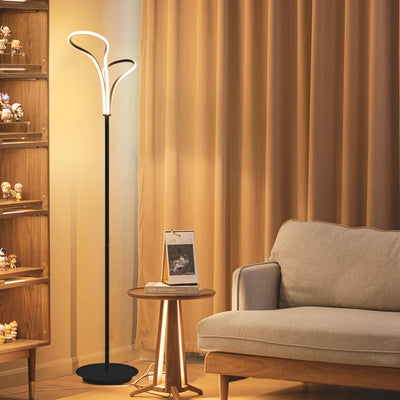 LumiAura: Unieke Modern Minimalistische Volledig Spectrum Dimbare Vloerlamp