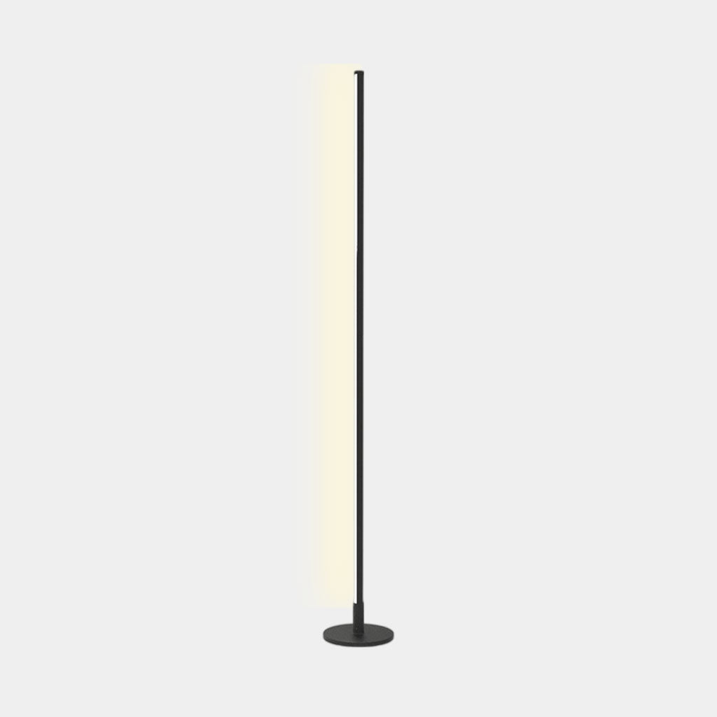 Lumos Slimline Dimbare LED Vloerlamp - Minimalistisch Ontwerp in Zwart/Wit