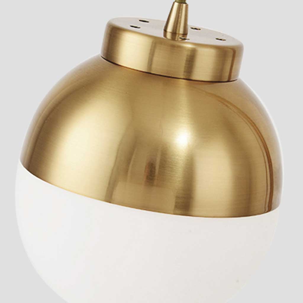 Aurora Elegance Gebogen Vloerlamp met Gouden IJzeren Frame en Glazen Bol