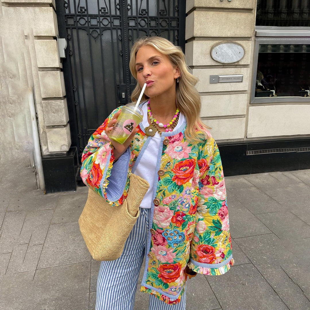 Blazer met Trendy Print | Serena