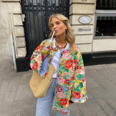 Blazer mit trendigem Print | Serena