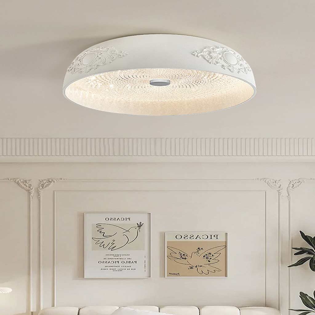 Lumière Élégante Plafondlamp - Dimbare LED in Franse Crème Stijl