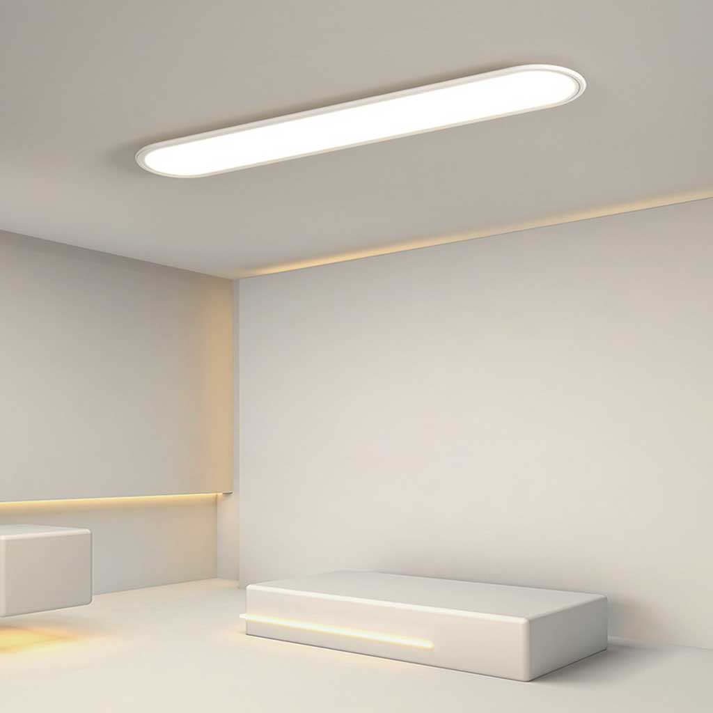 LumiSphere LED-Deckenleuchte – Minimalistisches Design in runder und rechteckiger Form