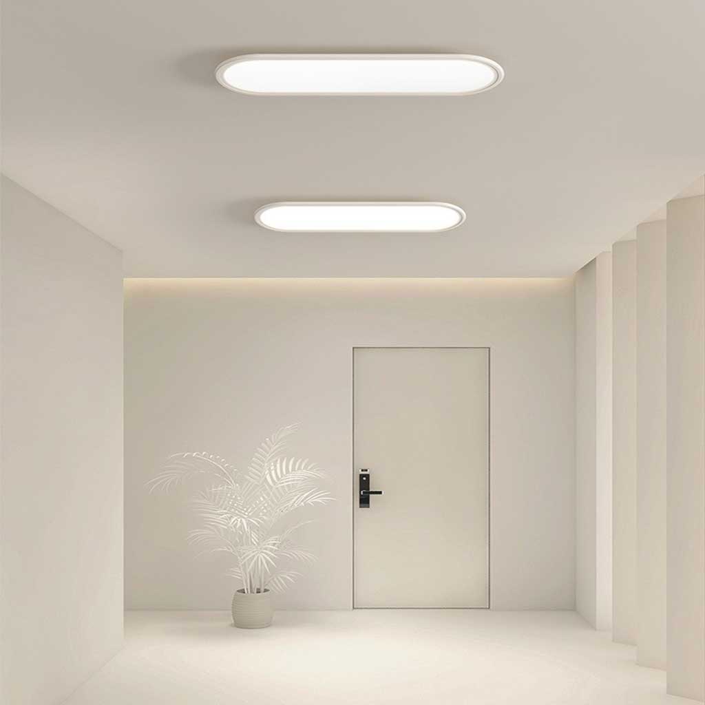 LumiSphere LED-Deckenleuchte – Minimalistisches Design in runder und rechteckiger Form