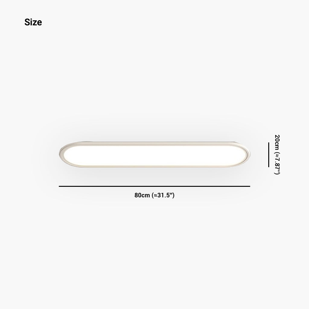 LumiSphere LED-Deckenleuchte – Minimalistisches Design in runder und rechteckiger Form