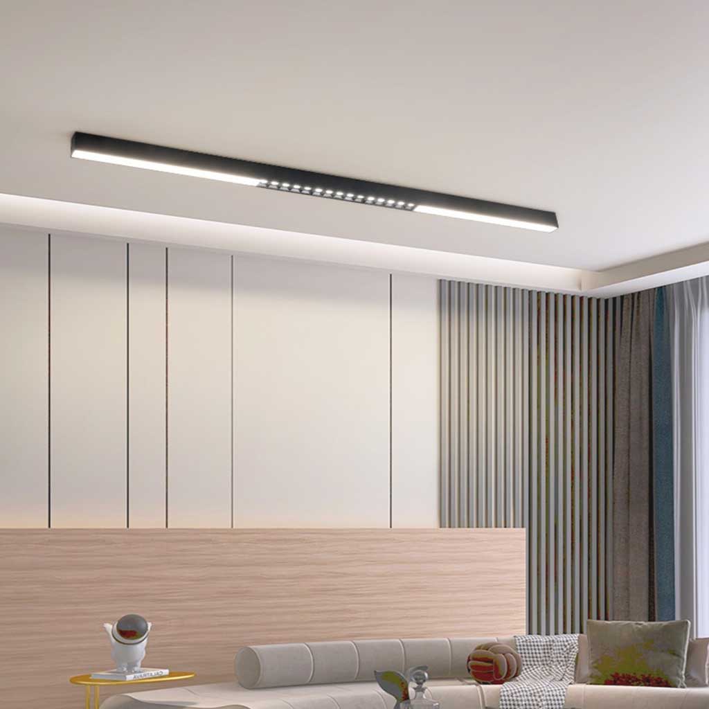 LumaLine schlanke lineare LED-Deckenleuchte – blendfrei, minimalistisches Design, dimmbar