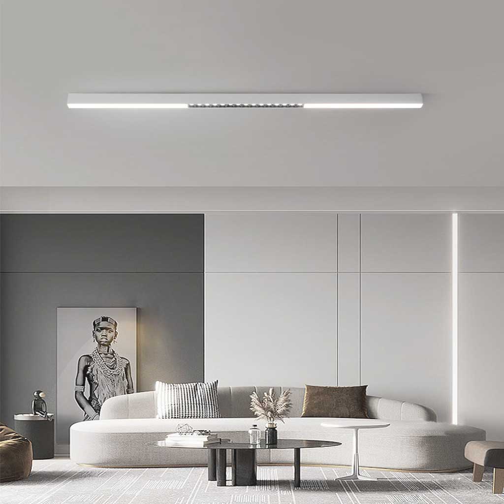 LumaLine schlanke lineare LED-Deckenleuchte – blendfrei, minimalistisches Design, dimmbar