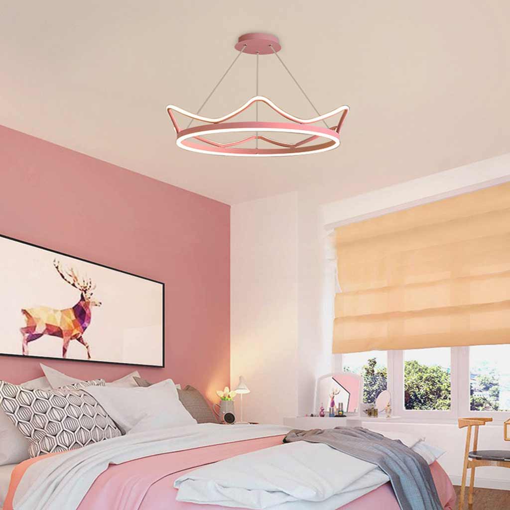 DreamLuxe LED-Kronleuchter – Stimmungsvolle dimmbare Hängelampe in Gold oder Pink