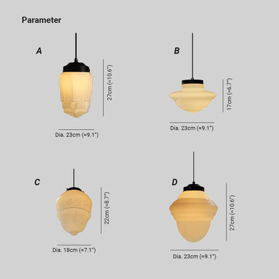 Milady Minimalistische LED-Pendelleuchte aus Glas für Esszimmer/Wohnzimmer