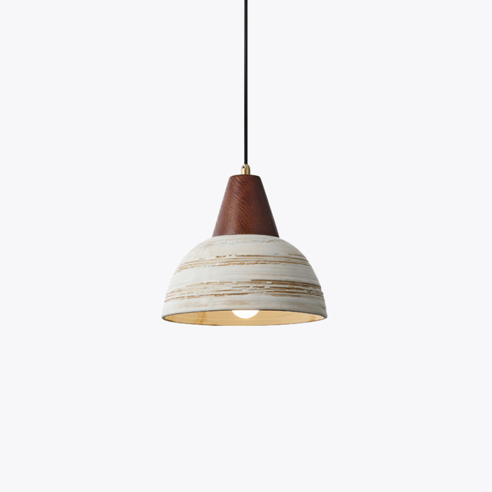 Wazor Nordic LED Hanglamp Metaal/Keramiek/Hout Slaapkamer