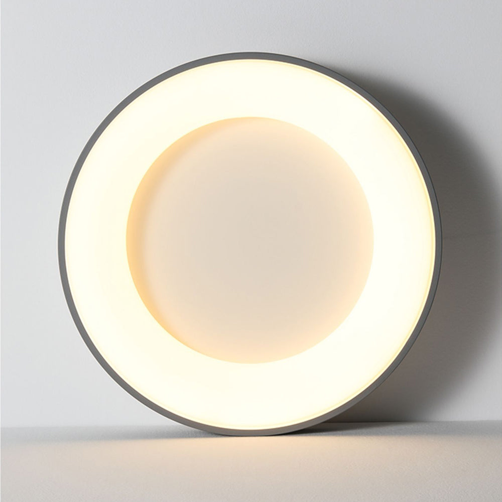 LED Grijze Ronde Opbouw Plafondlamp