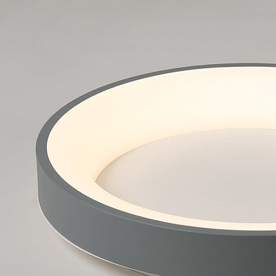 LED Grijze Ronde Opbouw Plafondlamp