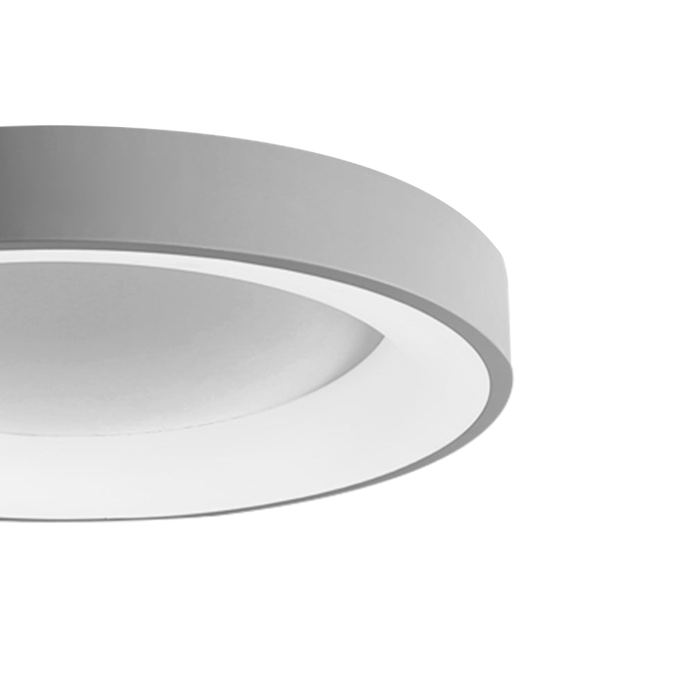 LED Grijze Ronde Opbouw Plafondlamp