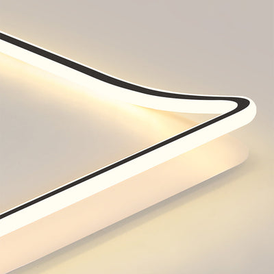 Designer Strakke Quadratische LED Deckenleuchte