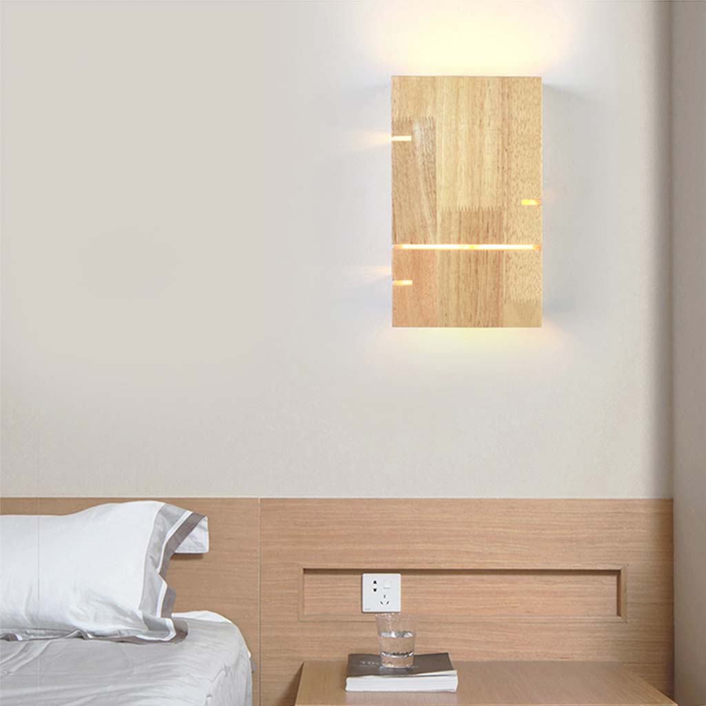 ZenGlow LED Wandlamp - Japandi Stijl voor Slaapkamer & Woonkamer