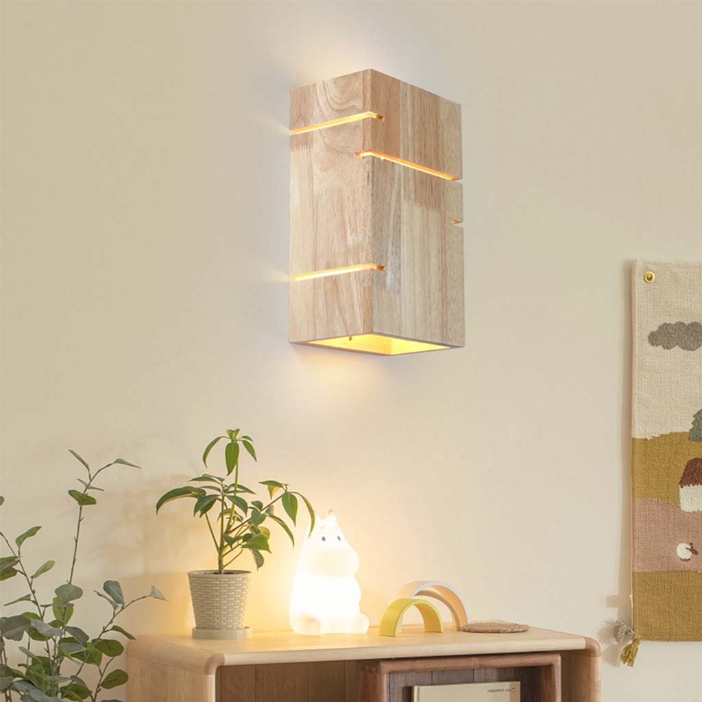 ZenGlow LED Wandlamp - Japandi Stijl voor Slaapkamer & Woonkamer