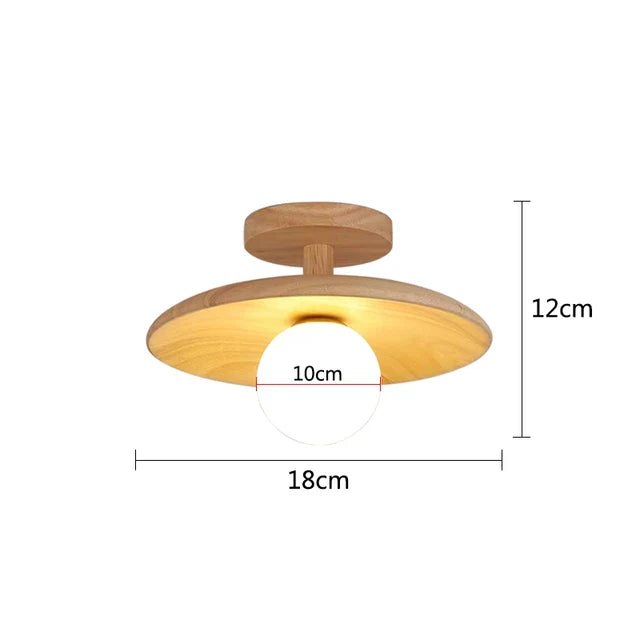 RuheForm - Houten Plafondlamp