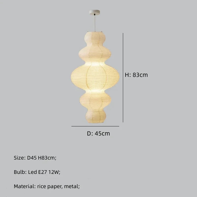 ZenLicht | Kronleuchter aus Reispapier