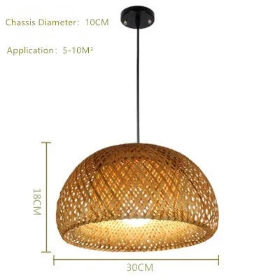 BambooCraft | Geflochtene Bambuslampe