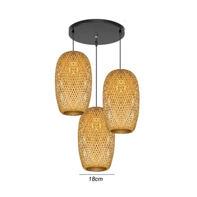 BambooCraft | Geflochtene Bambuslampe