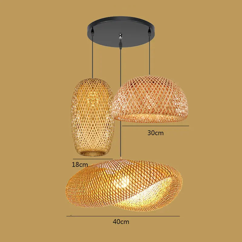 BambooCraft | Geflochtene Bambuslampe