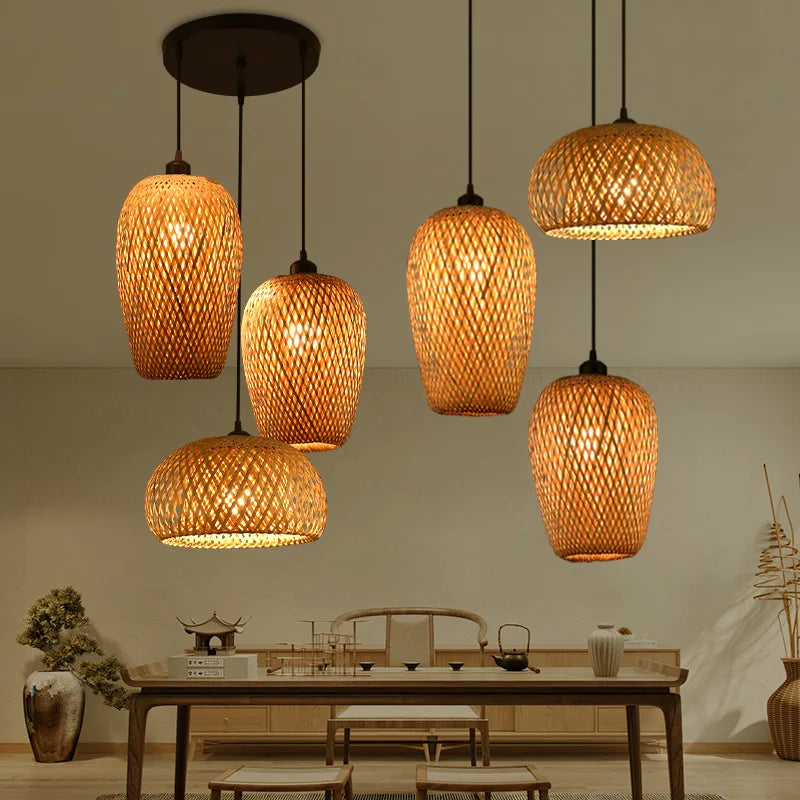 BambooCraft | Geflochtene Bambuslampe