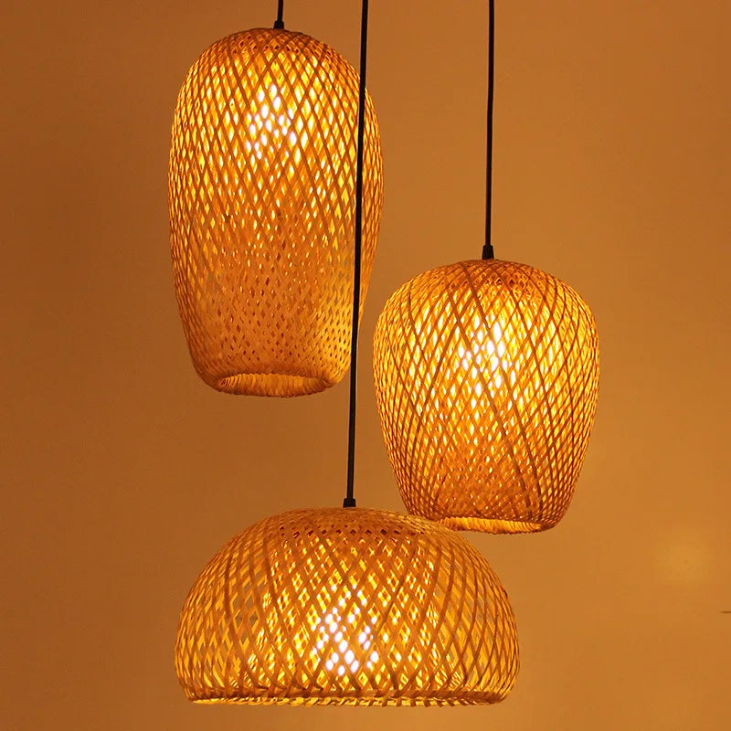 BambooCraft | Geflochtene Bambuslampe