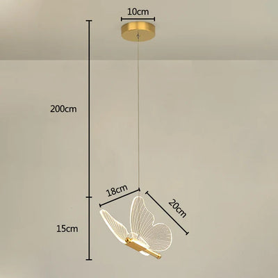 FlutterLight | LED-Schmetterlings-Hängelampen