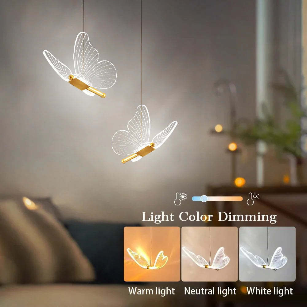 FlutterLight | LED-Schmetterlings-Hängelampen