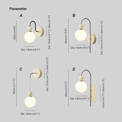 KarmijnSchijn Moderne LED-Wandleuchte – stilvolles rotes Kaffeeglas für das Schlafzimmer