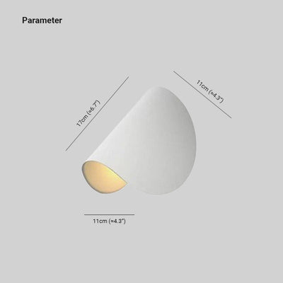 GeoLight | Geometrische LED-Wandleuchte mit 4 Farboptionen für den Innen- und Außenbereich – Metalldesign