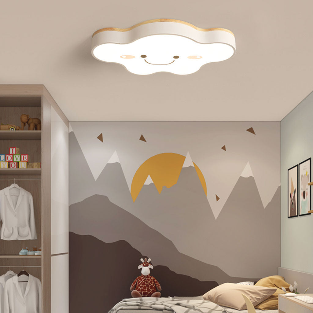 LED-Deckenleuchte Smiling Cloud – Verspieltes Design für Kinderzimmer