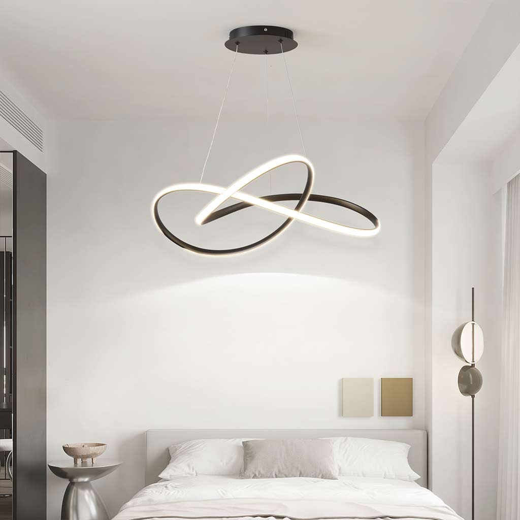 TwistLuxe LED Hanglamp – Moderne Minimalistische Gedraaide Verlichting met Dimbare Functie