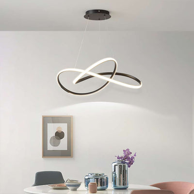 TwistLuxe LED Hanglamp – Moderne Minimalistische Gedraaide Verlichting met Dimbare Functie