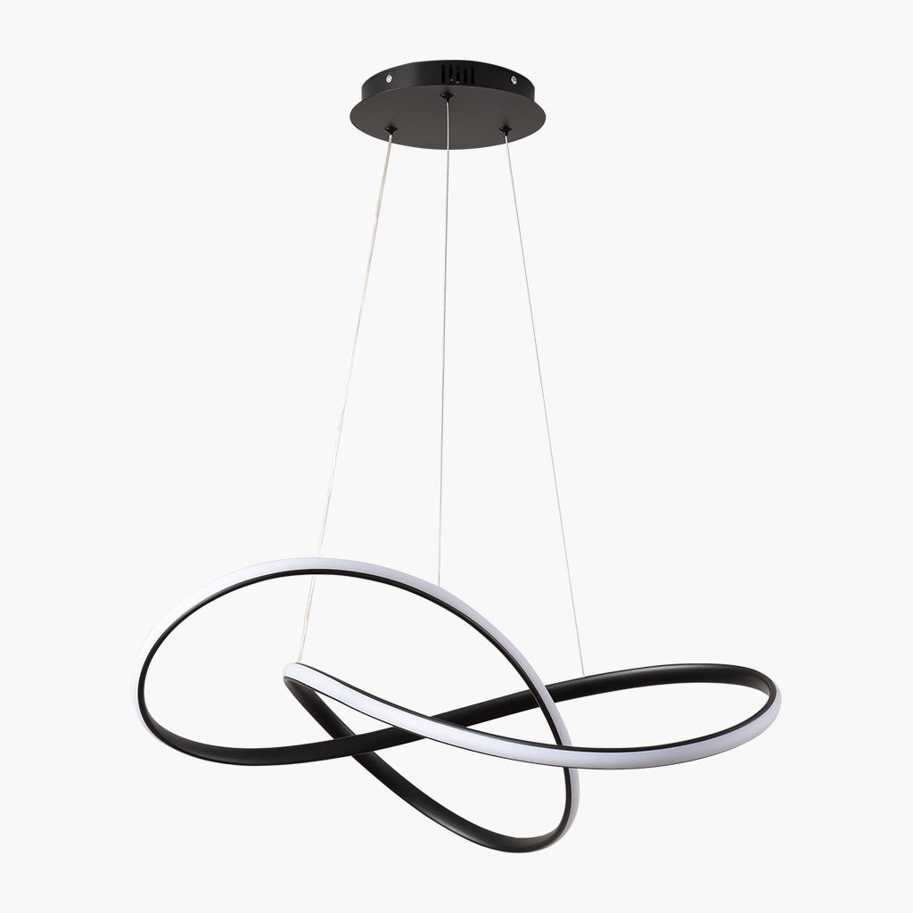 TwistLuxe LED Hanglamp – Moderne Minimalistische Gedraaide Verlichting met Dimbare Functie