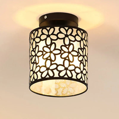 Strahlende Blume | Lampe mit Blumenmotiv