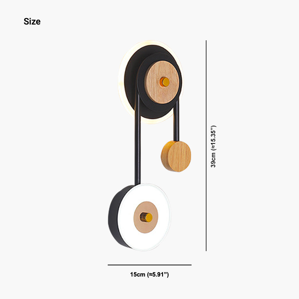 AcriLume Wandleuchte – Modernes, einzigartiges Design mit Holz und Acryl