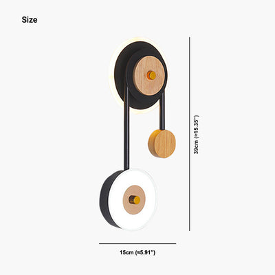 AcriLume Wandleuchte – Modernes, einzigartiges Design mit Holz und Acryl