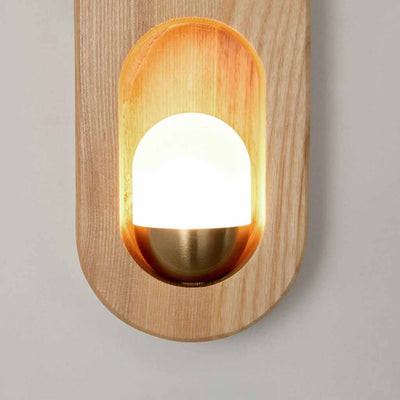 NordicLicht | Moderne Houten Wandlamp voor Nachtkastjes & Hallen