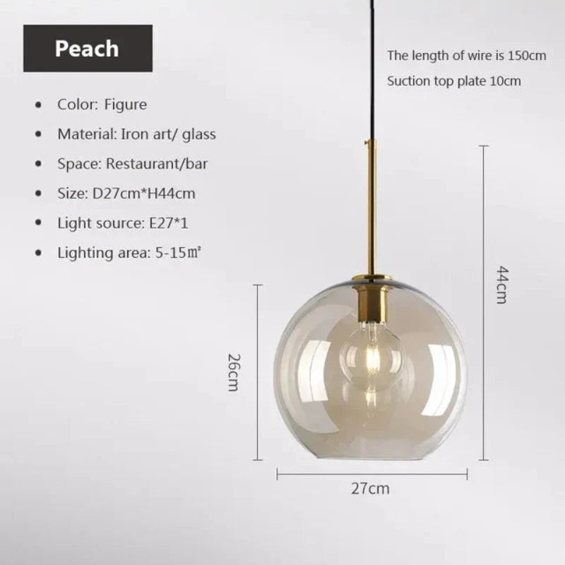 LoftLicht | Hängelampe aus skandinavischem Loft-Glas