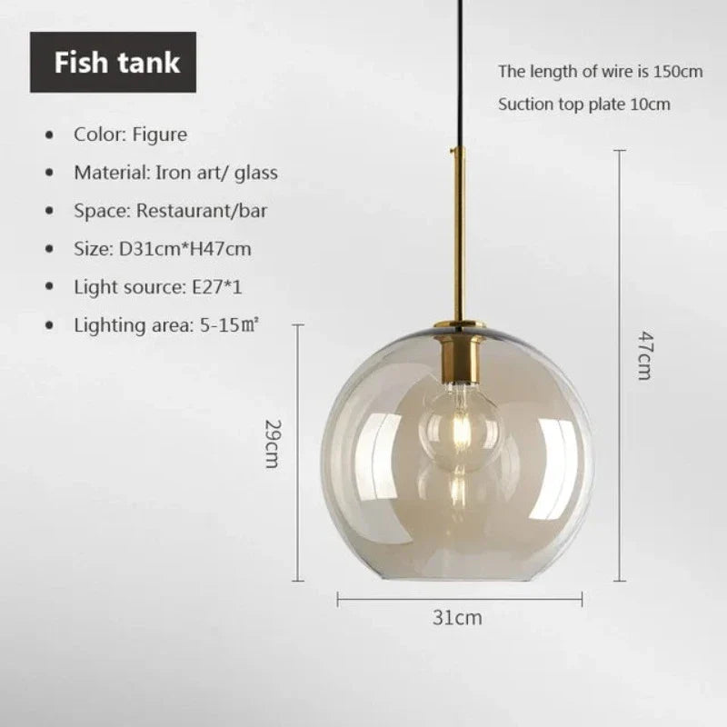 LoftLicht | Hängelampe aus skandinavischem Loft-Glas